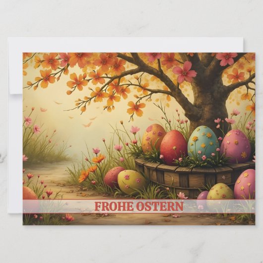 Frühlingsblütenzauber mit Ostereierpracht (Vorderseite)