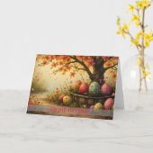 Frühlingsblütenzauber mit Ostereierpracht Karte (Gelbe Blume)