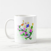 Frühlingsblütenzweig mit Vögeln Kaffeetasse (Links)