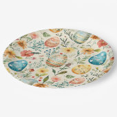 Frühlingsblütester 1 pappteller (Schrägansicht)