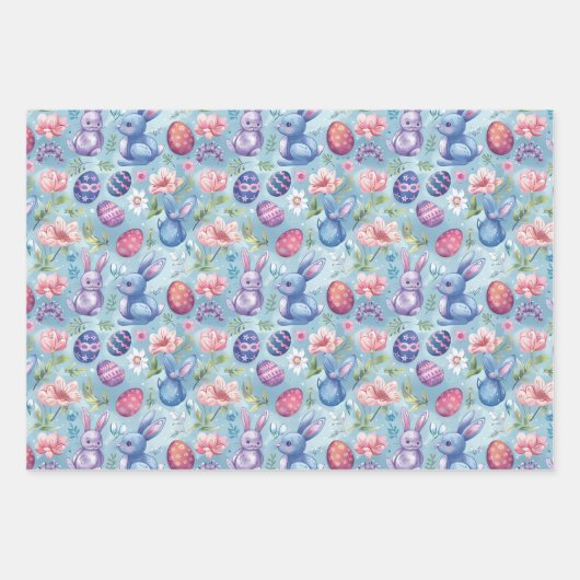 Frühlingsblütester 2 geschenkpapier set (Vorderseite 2)