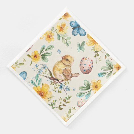 Frühlingsblütester 2 serviette (Ecke)