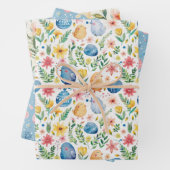 Frühlingsblütester 3 geschenkpapier set (Beispiel)