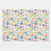 Frühlingsblütester 3 geschenkpapier set (Vorderseite)