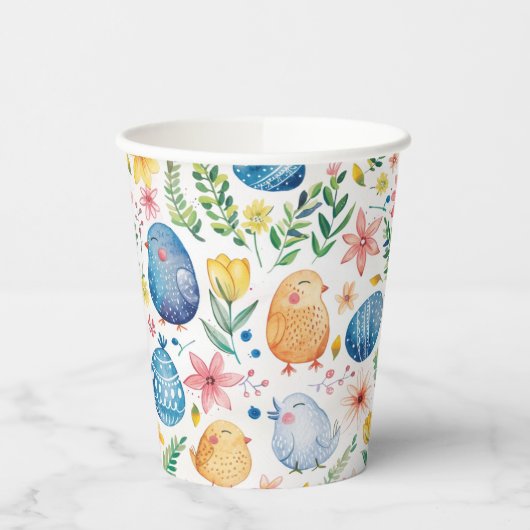 Frühlingsblütester 3 pappbecher (Links)