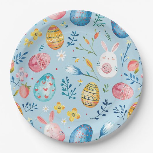 Frühlingsblütester 4 pappteller (Vorderseite)