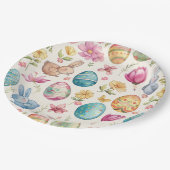 Frühlingsblütester 6 pappteller (Schrägansicht)