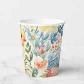 Frühlingsblütester 7 pappbecher (Vorderseite)