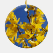 Frühlingsbote Keramik Ornament (Hinten)