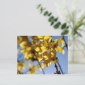 Frühlingsbote Postkarte (Stehend Vorderseite)