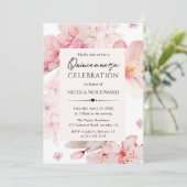 Frühlingsbrasse im Wasser Quinceanera Einladung (Stehend Vorderseite)