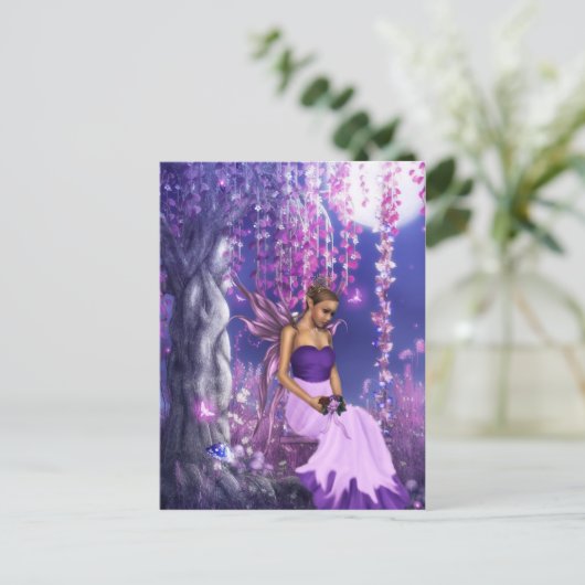 Frühlingsbraut Postkarte (Stehend Vorderseite)