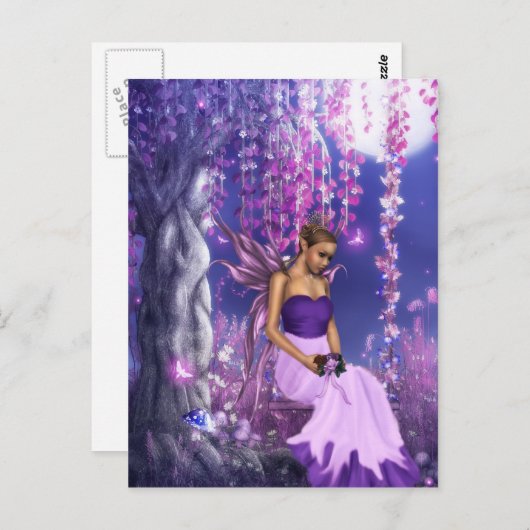 Frühlingsbraut Postkarte (Vorne/Hinten)