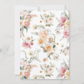 Frühlingsbrunch der Blumenmutter Einladung (Rückseite)