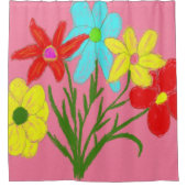 Frühlingsbukett Duschvorhang (Vorderseite)