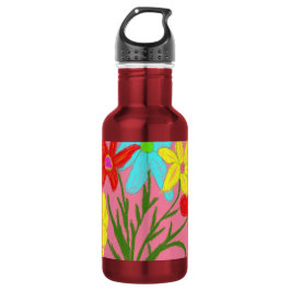 Frühlingsbukett Edelstahlflasche