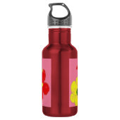 Frühlingsbukett Edelstahlflasche (Rückseite)