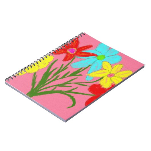 Frühlingsbukett Notizblock (Linke Seite)