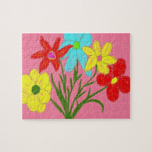 Frühlingsbukett Puzzle (Horizontal)