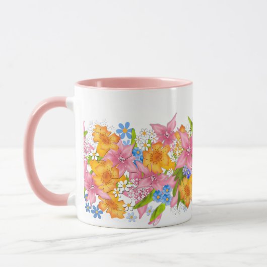 Frühlingsbukett Tasse (Links)