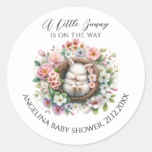 Frühlingsbunter Blumenstrauß Baby Girl Dusche