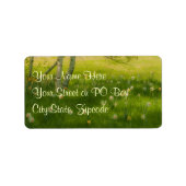 Frühlingsdaffodien Adressaufkleber (Vorne)