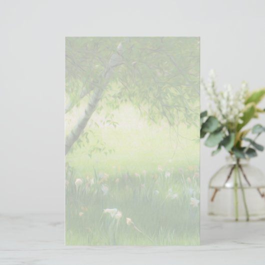 Frühlingsdaffodien Briefpapier (Stehend Vorderseite)