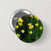 Frühlingsdaffodien Button (Vorne & Hinten)