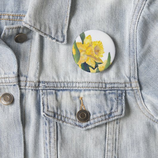 Frühlingsdaffodien Button (Beispiel)