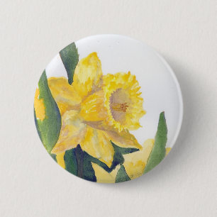 Frühlingsdaffodien Button