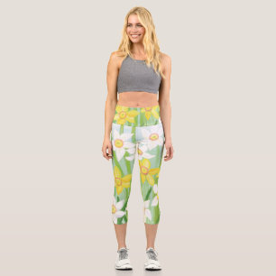 Frühlingsdaffodien  capri leggings
