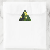 Frühlingsdaffodien Dreieckiger Aufkleber (Tasche)