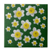 Frühlingsdaffodien Fliese (Vorderseite)