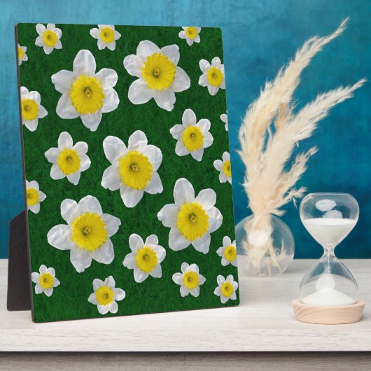 Frühlingsdaffodien Fotoplatte (Seite)