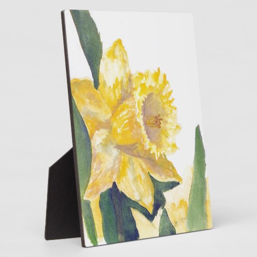 Frühlingsdaffodien Fotoplatte (Seite)