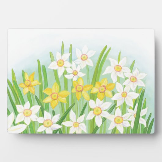 Frühlingsdaffodien Fotoplatte (Vorderseite)