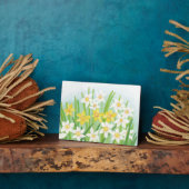 Frühlingsdaffodien Fotoplatte (Seite)