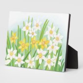 Frühlingsdaffodien Fotoplatte (Seite)