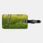 Frühlingsdaffodien Gepäckanhänger (Rückseite horizontal)