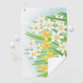 Frühlingsdaffodien Golfhandtuch (Insitu)