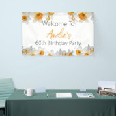 Frühlingsdaffodien jeden Geburtstag Banner (Messeveranstaltung)