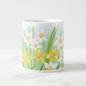 Frühlingsdaffodien Jumbo-Tasse (Vorderseite)