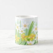 Frühlingsdaffodien Kaffeetasse (Mittel)