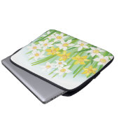 Frühlingsdaffodien Laptopschutzhülle (Vorne Knopf)