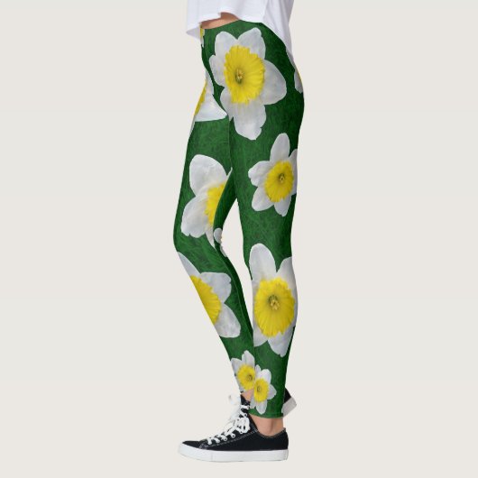 Frühlingsdaffodien Leggings (Links)