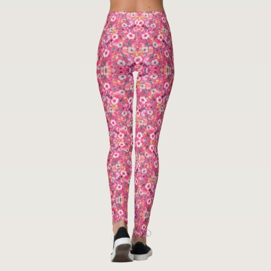 Frühlingsdaffodien Leggings (Rückseite)