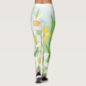 Frühlingsdaffodien Leggings (Rückseite)