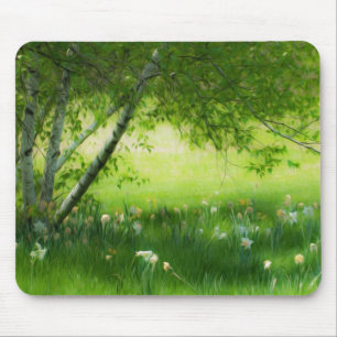 Frühlingsdaffodien Mousepad