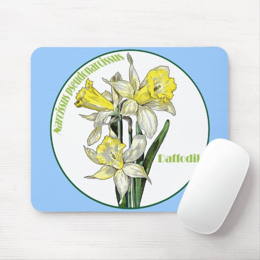 Frühlingsdaffodien Mousepad (Mit Mouse)
