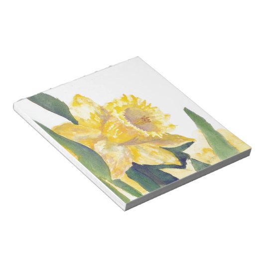 Frühlingsdaffodien Notizblock (angewinkelt)